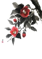 Открытка «Камелия»